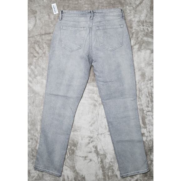 Old Navy Vintage Slim Gray High Rise Straight Leg Jeans Womens Size 6 NWT - Picture 3 of 16